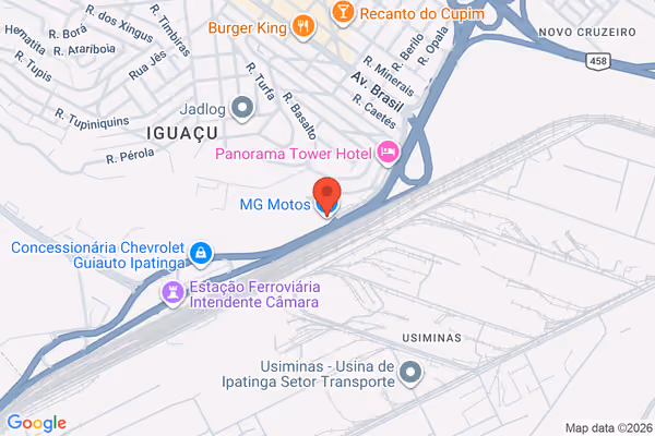 Mapa da localização - Ipatinga (Matriz)