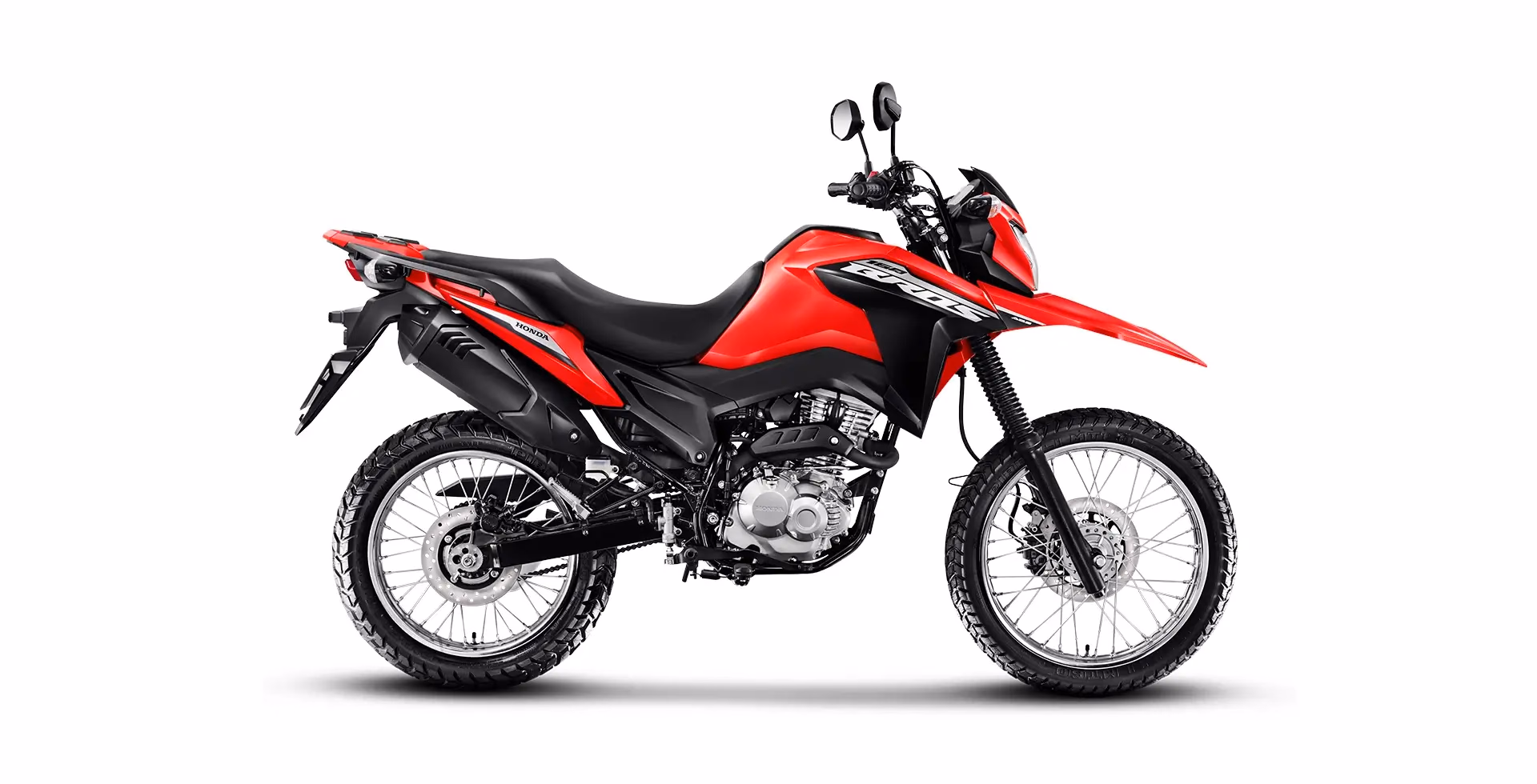 NXR 160 Bros lateral vermelho - 13 de 17